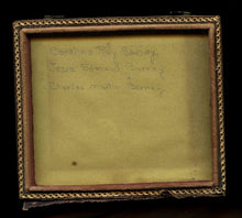 Load image into Gallery viewer, Sixth-plate ambrotype of three children, identified inside of the case. Very good or better antique condition in half of its original case.
