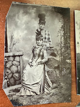 Load image into Gallery viewer, Unusual Lot of Tintype Photos of Women 1880s Girlfriends
