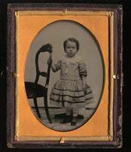 Load image into Gallery viewer, [ MATHEW BRADY ] 1/4 Plate Double-Sided Ambrotype of a Little Boy
