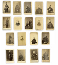 Load image into Gallery viewer, Large Lot Of Civil War Generals / 1860s CDV Soldier Photos
