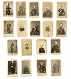 Large Lot Of Civil War Generals / 1860s CDV Soldier Photos