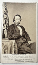 Load image into Gallery viewer, GUTEKUNST CDV Parson Brownlow Civil War Abolitionist Governor of Tennessee 1860s
