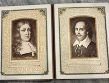 Load image into Gallery viewer, CDV Album Musician Author Poet Shakespeare Ole Bull Burns Beethoven Famous Photo
