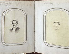 Load image into Gallery viewer, Newton New Jersey Family Album 48 CDV Tintype Photos Civil War Tax Stamps 1860s
