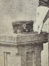 Load image into Gallery viewer, 1860s Knights Templar Masonic CDV Photo with Civil War Tax Stamp
