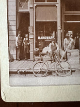 Load image into Gallery viewer, Cabinet Card Street Storefront Signs 1800s Outdoor Photo
