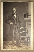 Load image into Gallery viewer, Very RARE CDV of Photographer EDWARD ANTHONY 1860s - Self Portrait?

