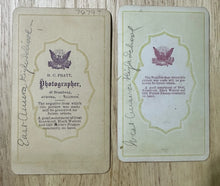 Load image into Gallery viewer, 2 Rare CDV Aurora Illinois High School 1870s Photo History Outdoor
