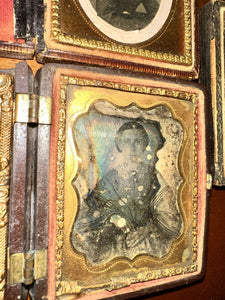 Lot Of Antique Photo Ambrotype Tintype Daguerreotype