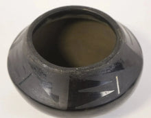 Load image into Gallery viewer, Black-on-Black Pottery Jar by Maria Martinez, Signed
