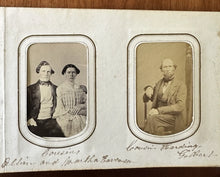 Load image into Gallery viewer, 1860s Photo Album Civil War Soldier Andersonville POW Mourning ID'd Quaker Fam
