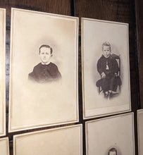 Load image into Gallery viewer, Lot of 16 1860s CDV Photos California Stockton Vallejo San Francisco Canon City

