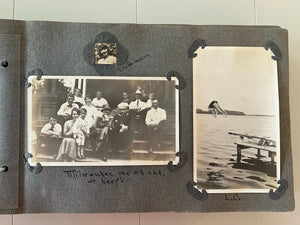 GREAT 1910s WWI Era Photo Album with 400+ Snapshots
