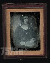 Load image into Gallery viewer, Early 1840s Daguerreotype Woman with Curls Sealed
