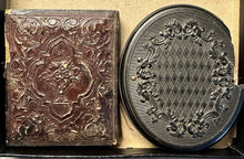 Load image into Gallery viewer, Two 1/9 Daguerreotypes of Men
