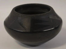 Load image into Gallery viewer, Black-on-Black Pottery Jar by Maria Martinez, Signed
