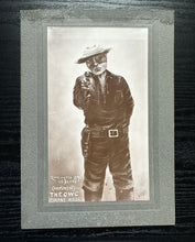 Load image into Gallery viewer, VERY RARE GOLD RUSH OWL SALOON ADVERTISING WITH MASKED OUTLAW AIMING GUN MINING
