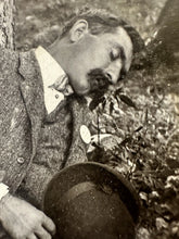 Load image into Gallery viewer, Intriguing Photo DEAD MAN In Park Murder Victim? Crime Scene Post Mortem Int
