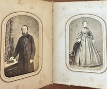 Load image into Gallery viewer, Newton New Jersey Family Album 48 CDV Tintype Photos Civil War Tax Stamps 1860s
