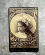 Load image into Gallery viewer, Pretty Victorian Girl BIG HAT + Weird Crying Baby Graphic Marietta Ohio Photo
