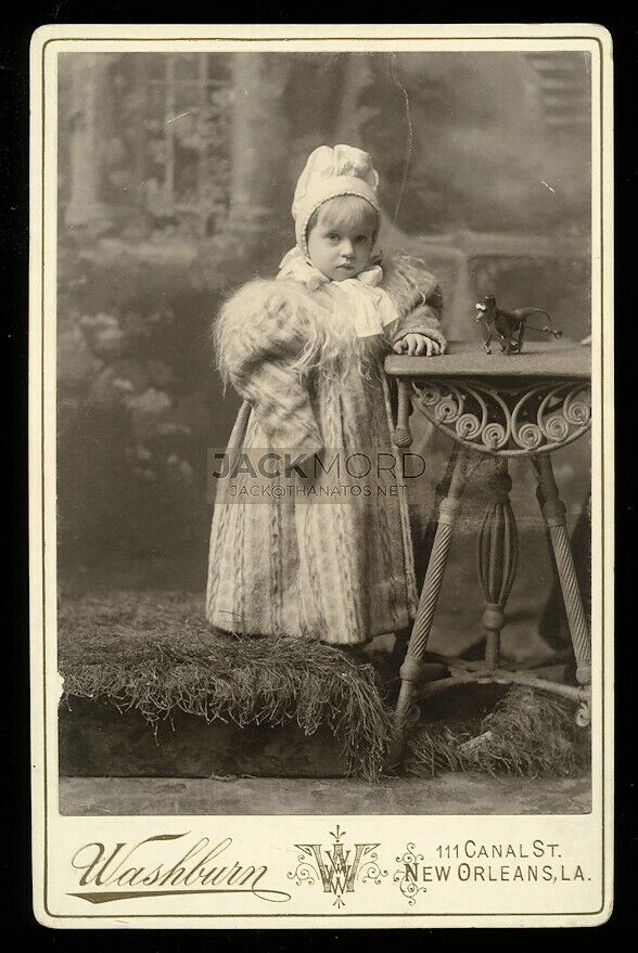 Baby Grace with Funny Mechanical Monkey Toy Chatsworth Plantation Louisiana