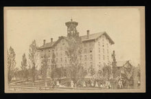 Load image into Gallery viewer, JENNINGS SEMINARY SCHOOL Aurora Illinois 1860s CDV Photo Rare
