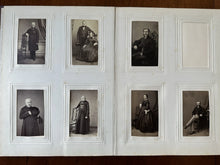 Load image into Gallery viewer, Beautiful Antique Photo Album 1860s CDV Political Royalty Religious Pope Rare
