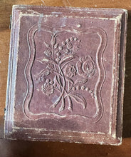 Load image into Gallery viewer, "JOHN &amp; JAMES" Blind? Man &amp; Son - Sailor ANCHOR PIN 1850s DAGUERREOTYPE PHOTO
