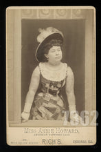 Load image into Gallery viewer, Tattooed Lady Miss Annie Howard, Inscription and Date
