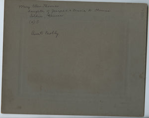 Post Mortem ID'd Girl in Casket in Family Parlor, Soldier, Kansas, 1907