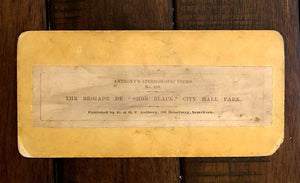 Rare 1860s Stereoview Wall with Great Broadsides including Tom Thumb & Wife