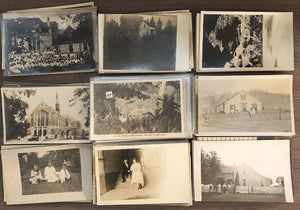 Big Lot of 167 Antique Postcards / RPPC Photos