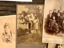 Load image into Gallery viewer, Antique Photo Lot, Cabinet Cards, Houses, Etc
