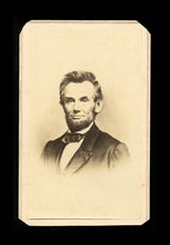 Load image into Gallery viewer, Rare 1860s Abraham Lincoln CDV Photo by Gurney - Spiked Hair????
