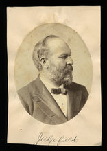 Load image into Gallery viewer, Rare President Garfield Campaign Portrait Chicago Convention 1880 Albumen Photo
