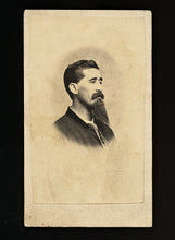 Load image into Gallery viewer, 1860s Civil War Era CDV Photo Maryland Man in Profile w Long Beard - Soldier ?
