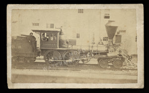 Rare 1860s Train / RR CDV Photo Pennsylvania Railroad