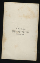 Load image into Gallery viewer, 1860s CDV Cute Little Boy &amp; Pet Dog on Leash / Indiana
