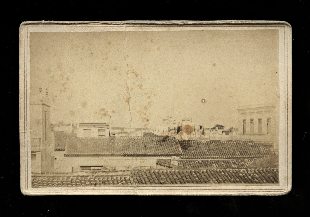 rare havana cuba town view by oaksmith / 1860s / civil war era cdv photo