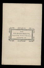 Load image into Gallery viewer, Civil War Soldier Lexington Kentucky Photographers Elrod Bros 1860s CDV Photo
