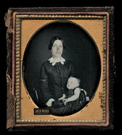 Post Mortem Daguerreotype, 1/6 Plate, Original Seals, Full Case