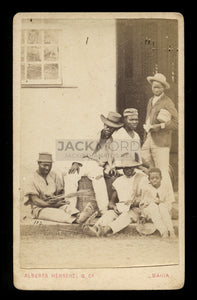 RARE African / Black Men, Brazil Photographer - Slave Trade History 1800s Photo
