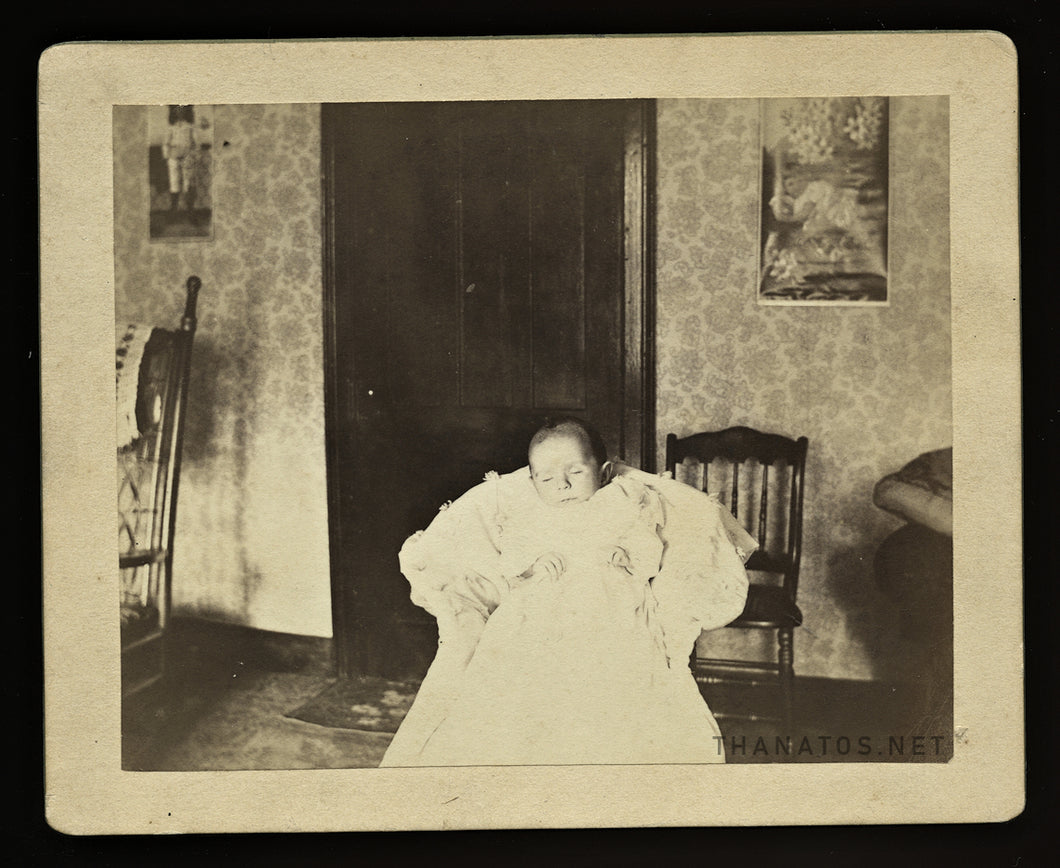 Post Mortem Identified Infant Born & Died in 1896 - Photographed at Home