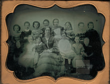 Load image into Gallery viewer, Half Plate 1850s Ambrotype Teacher &amp; her Class!
