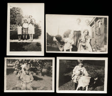 Load image into Gallery viewer, vintage snapshot photo lot people girl pets dogs puppy cat chicken! TN &amp; Indiana
