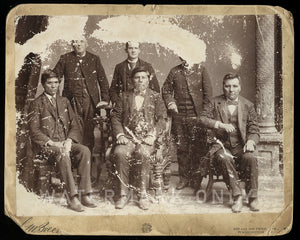 RARE Charles M Bell Photo Nez Perce Indian Delegation - Washington D.C. 1800s