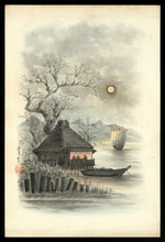 Load image into Gallery viewer, antique 1800s Japan Meiji Period Watercolor Art Painting / Kelly &amp; Walsh Signed
