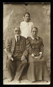 Southern Ute Indian Tribe Preacher & Family Antique 1910s Photo Durango Colorado