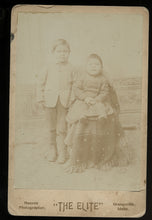 Load image into Gallery viewer, Antique 1880s 1890s Photo Native American Indian Children Pr. Nez Perce - Idaho

