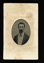 Load image into Gallery viewer, 1860s Tintype Photo Civil War Confederate Soldier WC Peacock 55th Georgia POW
